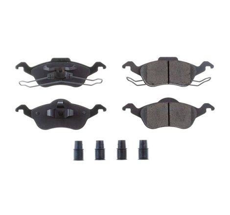 Power Stop 00-04 Ford Focus Front Z17 Evolution Ceramic Brake Pads w/Hardware