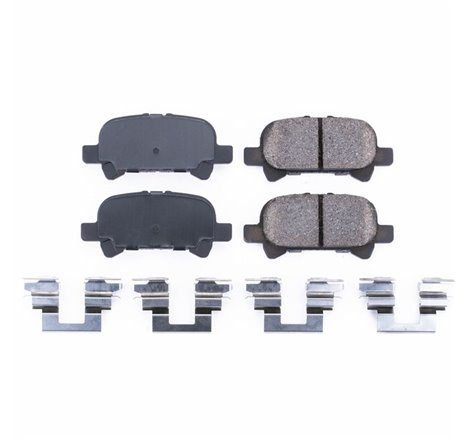 Power Stop 00-07 Toyota Avalon Rear Z17 Evolution Ceramic Brake Pads w/Hardware