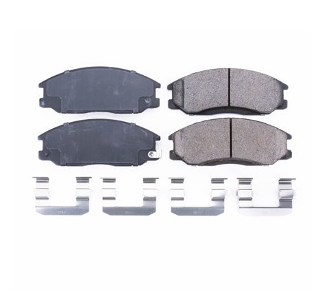 Power Stop 01-06 Hyundai Santa Fe Front Z17 Evolution Ceramic Brake Pads w/Hardware