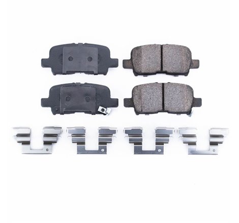 Power Stop 01-06 Acura MDX Rear Z17 Evolution Ceramic Brake Pads w/Hardware