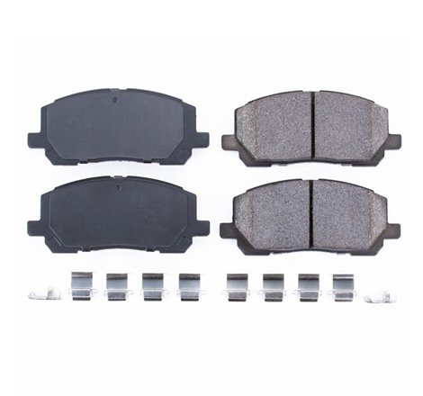 Power Stop 01-07 Toyota Highlander Front Z17 Evolution Ceramic Brake Pads w/Hardware