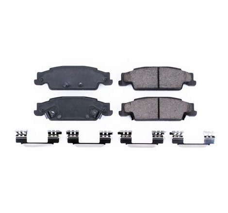 Power Stop 03-07 Cadillac CTS Rear Z17 Evolution Ceramic Brake Pads w/Hardware