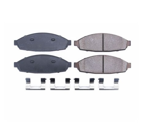 Power Stop 03-11 Ford Crown Victoria Front Z17 Evolution Ceramic Brake Pads w/Hardware