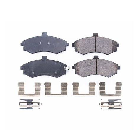 Power Stop 02-05 Hyundai Elantra Front Z17 Evolution Ceramic Brake Pads w/Hardware