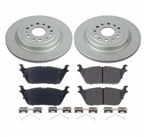 Power Stop 2019 Ram 1500 Rear Z17 Evolution Geomet Coated Brake Kit