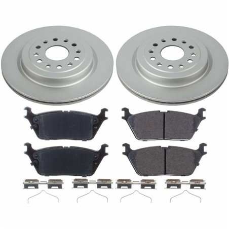 Power Stop 2019 Ram 1500 Rear Z17 Evolution Geomet Coated Brake Kit