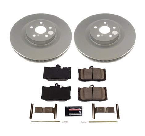 Power Stop 13-19 Lexus GS350 Front Z17 Evolution Geomet Coated Brake Kit