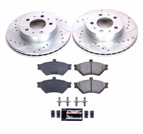 Power Stop 95-97 Ford Crown Victoria Front Z23 Evolution Sport Brake Kit