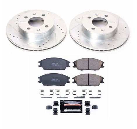 Power Stop 03-05 Hyundai Accent Front Z23 Evolution Sport Brake Kit