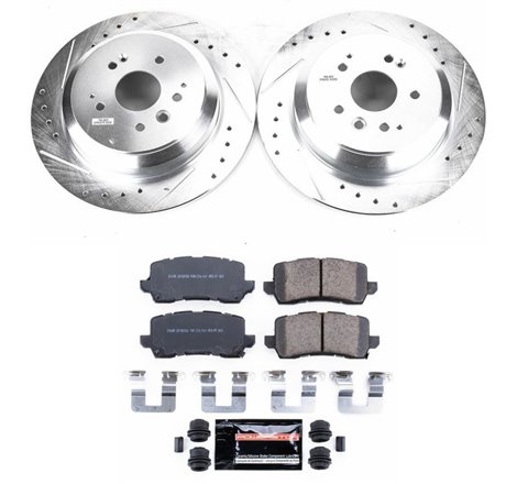 Power Stop 17-19 Acura MDX Rear Z23 Evolution Sport Brake Kit