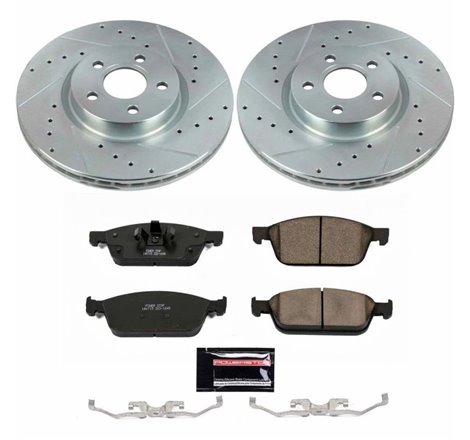 Power Stop 18-19 Ford Transit Connect Front Z23 Evolution Sport Brake Kit