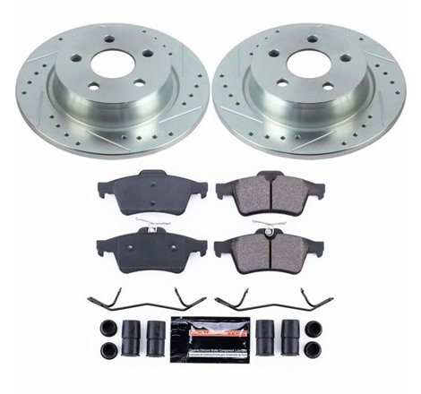 Power Stop 18-19 Ford Transit Connect Rear Z23 Evolution Sport Brake Kit