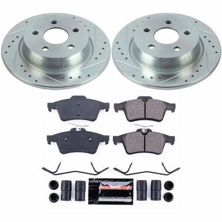 Power Stop 18-19 Ford Transit Connect Rear Z23 Evolution Sport Brake Kit