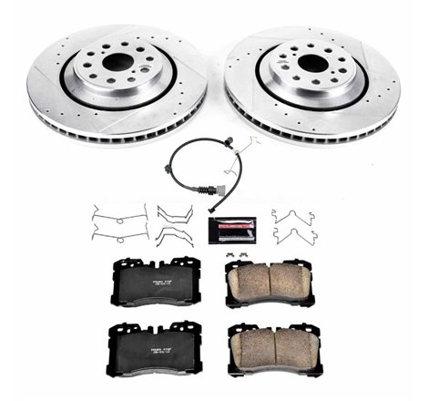 Power Stop 18-19 Lexus LS500 Front Z23 Evolution Sport Brake Kit