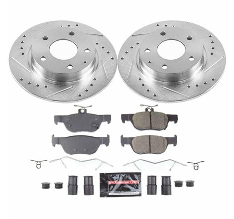 Power Stop 2019 Mazda 3 Rear Z23 Evolution Sport Brake Kit