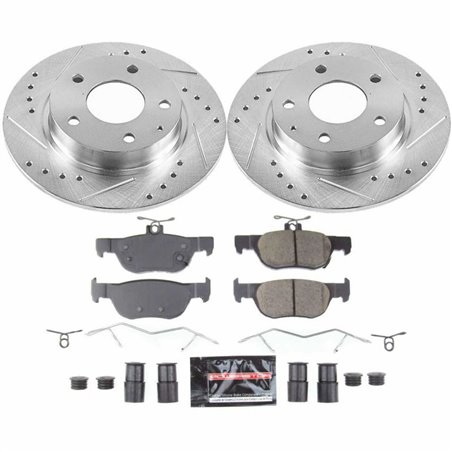 Power Stop 2019 Mazda 3 Rear Z23 Evolution Sport Brake Kit