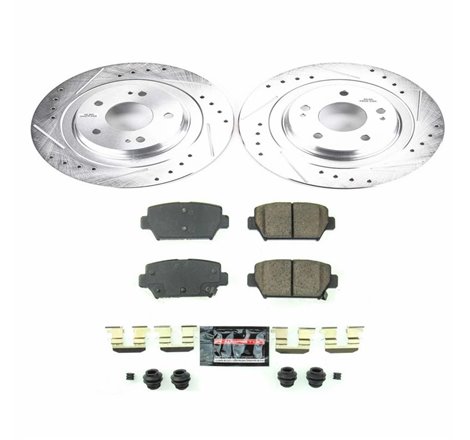 Power Stop 2018 Mitsubishi Eclipse Cross Rear Z23 Evolution Sport Brake Kit