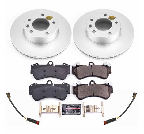 Power Stop 17-18 Mercedes-Benz G550 4x4 Front Z23 Evolution Sport Coated Brake Kit