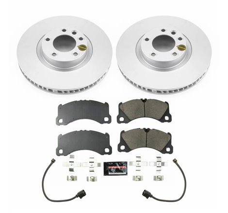 Power Stop 13-18 Porsche Cayenne Front Z23 Evolution Sport Coated Brake Kit