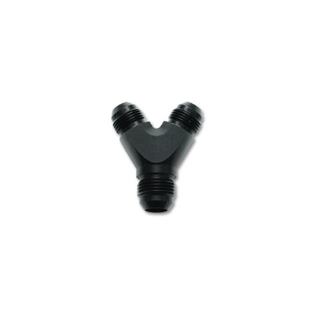 Vibrant -16AN x -16AN x 16AN Y-Adapter Fitting - Aluminum Black