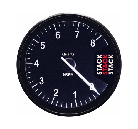 Autometer Stack Clubman Tachometer 80mm 0-8K RPM - Black