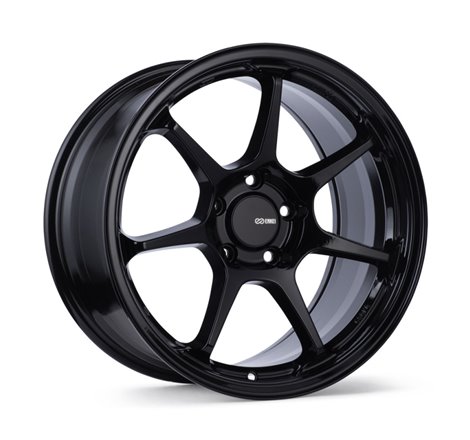 Enkei TS-7 18x8 5x112 45mm Offset 72.6mm Bore Gloss Black Wheel