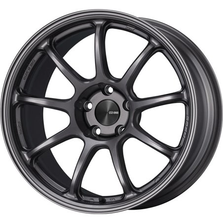 Enkei PF09 17x7 5x100 45mm Offset 75mm Bore Dark Silver Wheel