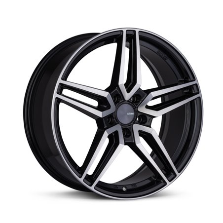 Enkei Victory 19x8 5x114.3 45mm Offset 72.6mm Bore Black Machined Wheel