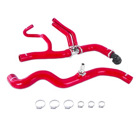 Mishimoto 17-19 Ford Raptor 3.5L EcoBoost Red Silicone Coolant Hose Kit