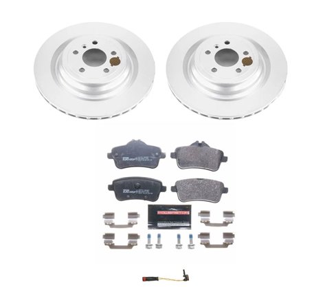 Power Stop 17-19 Mercedes-Benz GLS450 Rear Euro-Stop Brake Kit