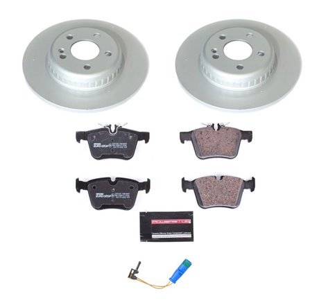 Power Stop 17-18 Mercedes-Benz C300 Rear Euro-Stop Brake Kit