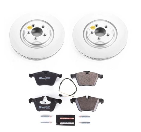 Power Stop 10-15 Jaguar XF Front Euro-Stop Brake Kit