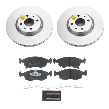 Power Stop 13-18 Fiat 500 Front Euro-Stop Brake Kit