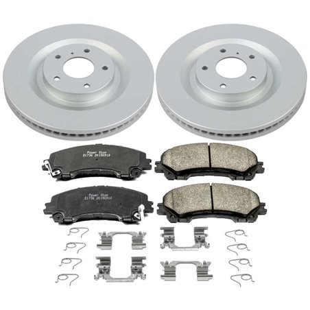 Power Stop 2019 Infiniti QX50 Front Z17 Evolution Geomet Coated Brake Kit