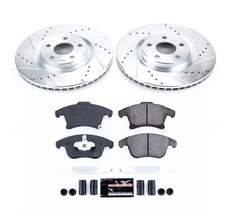 Power Stop 19-20 Ford Police Responder Hybrid Front Z23 Evolution Sport Brake Kit