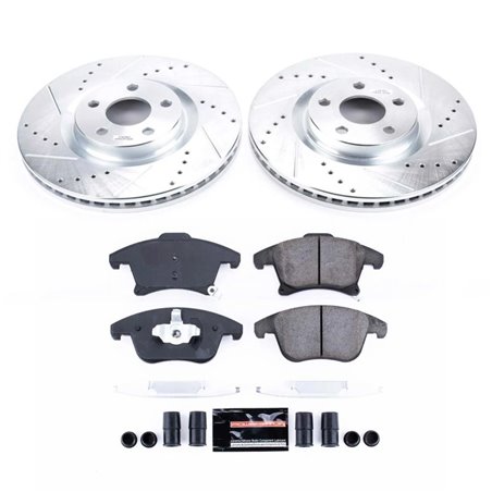 Power Stop 19-20 Ford Police Responder Hybrid Front Z23 Evolution Sport Brake Kit