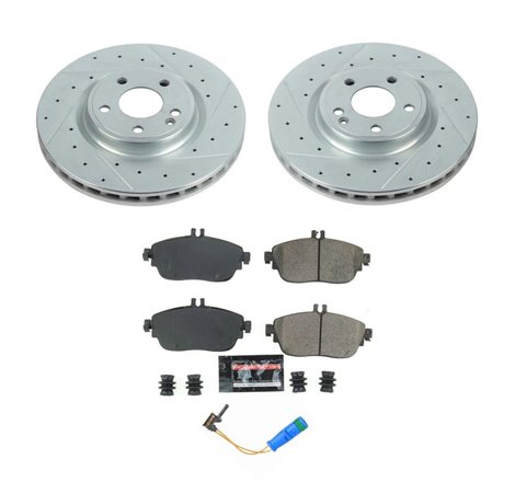 Power Stop 17-19 Infiniti QX30 Front Z23 Evolution Sport Brake Kit