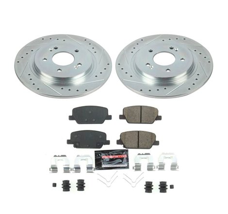 Power Stop 2019 Hyundai Santa Fe Rear Z23 Evolution Sport Brake Kit