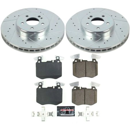 Power Stop 2019 Mercedes-Benz GLC300 Front Z23 Evolution Sport Brake Kit