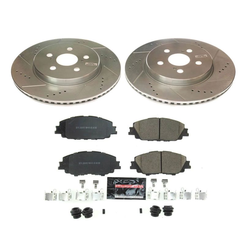 Power Stop 2019 Toyota Corolla Front Z23 Evolution Sport Brake Kit