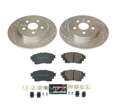 Power Stop 2019 Toyota Corolla Rear Z23 Evolution Sport Brake Kit