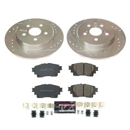 Power Stop 2019 Toyota Corolla Rear Z23 Evolution Sport Brake Kit