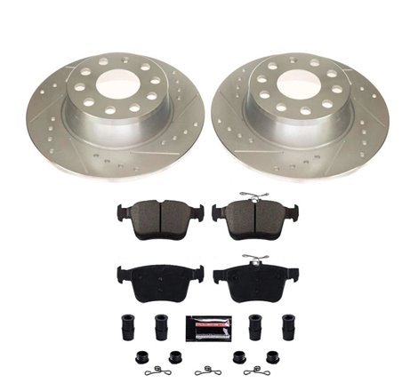 Power Stop 2019 Volkswagen Jetta Rear Z23 Evolution Sport Brake Kit