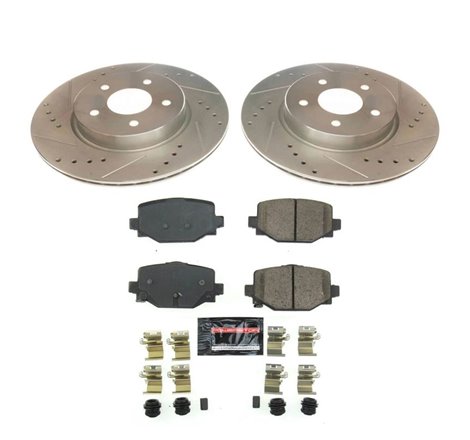 Power Stop 2019 Infiniti QX50 Rear Z23 Evolution Sport Brake Kit