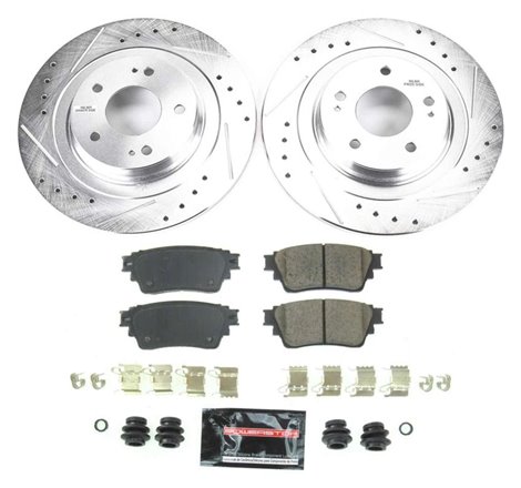 Power Stop 2018 Mitsubishi Eclipse Cross Rear Z23 Evolution Sport Brake Kit