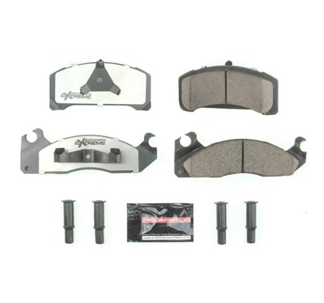 Power Stop 1983 Ford Fairmont Front Z26 Extreme Street Brake Pads w/Hardware