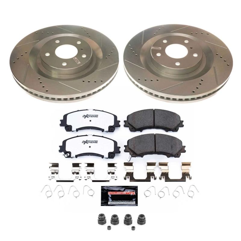 Power Stop 2019 Infiniti QX50 Front Z26 Street Warrior Brake Kit