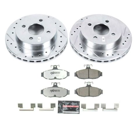 Power Stop 1993 Ford Mustang Rear Z26 Street Warrior Brake Kit