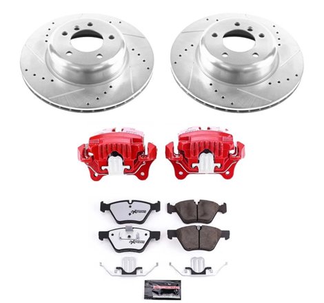 Power Stop 09-10 BMW Z4 Front Z26 Street Warrior Brake Kit w/Calipers