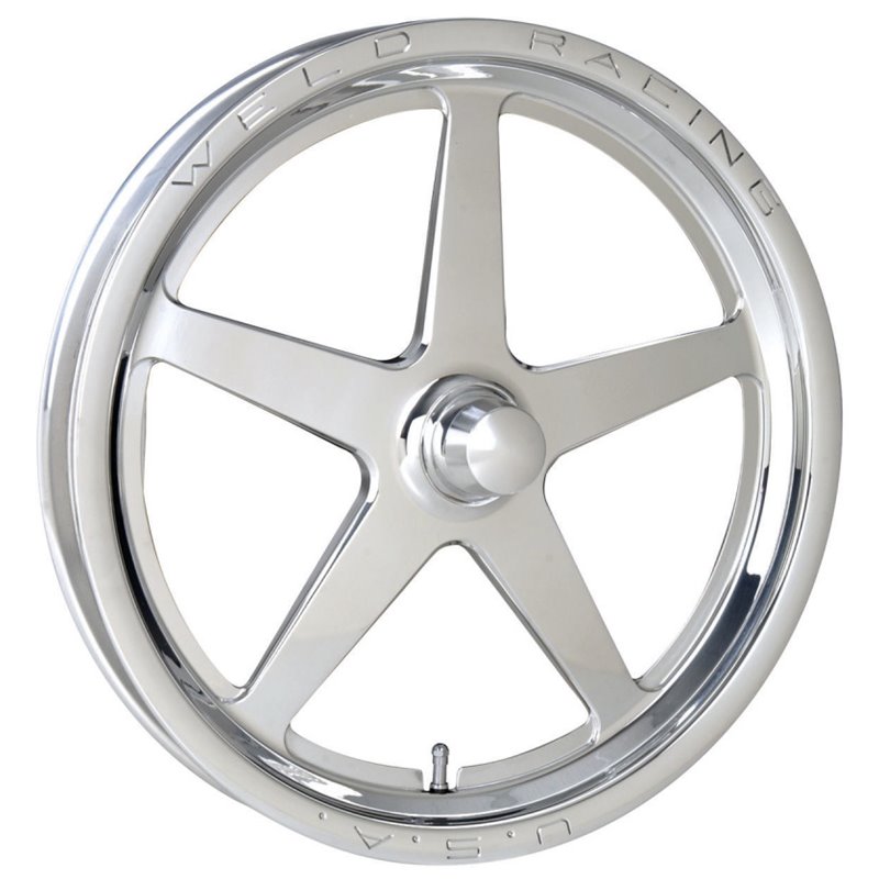 Weld Alumastar 1-Piece 17x3.5 / Strange Spindle BP / 1.75in. BS Polished Wheel - Non-Beadlock